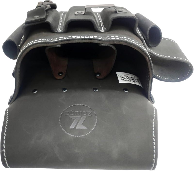 Zeluga 6 Pocket Leather Electrician Tool Pouch - Image 3
